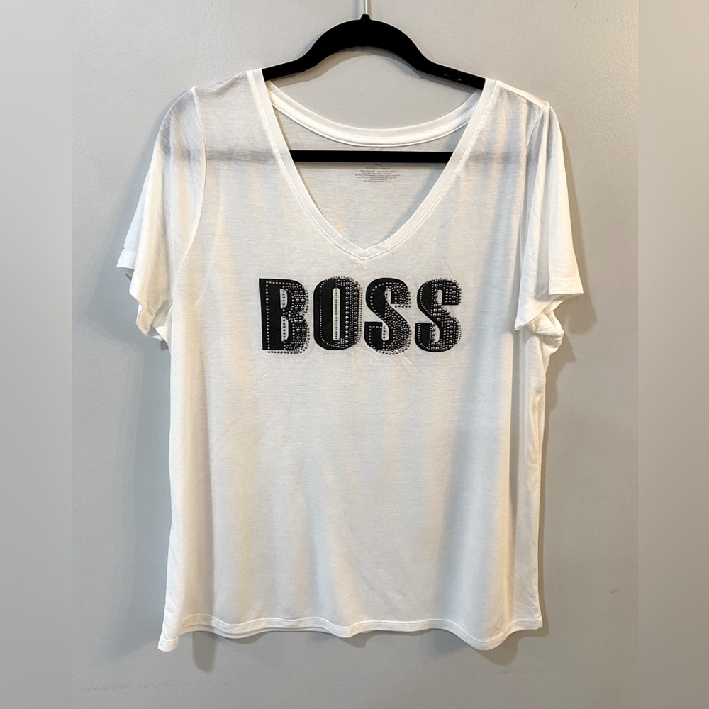 Lane Bryant short sleeve V-neck T-shirt size 14/16